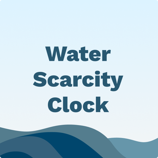 Water Scarcity Clock